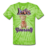 Love Yourself - spider lime green