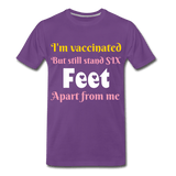 I'm vaccinated - purple