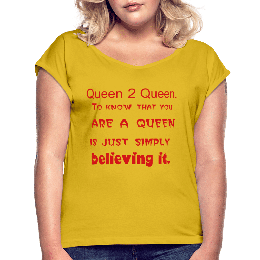 Queen 2 Queen - mustard yellow