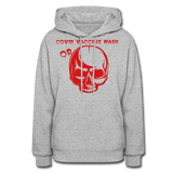 COVID VACCINE MASK - heather gray