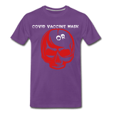 Covid Vaccine Mask or skull - purple