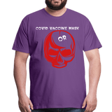 Covid Vaccine Mask or skull - purple