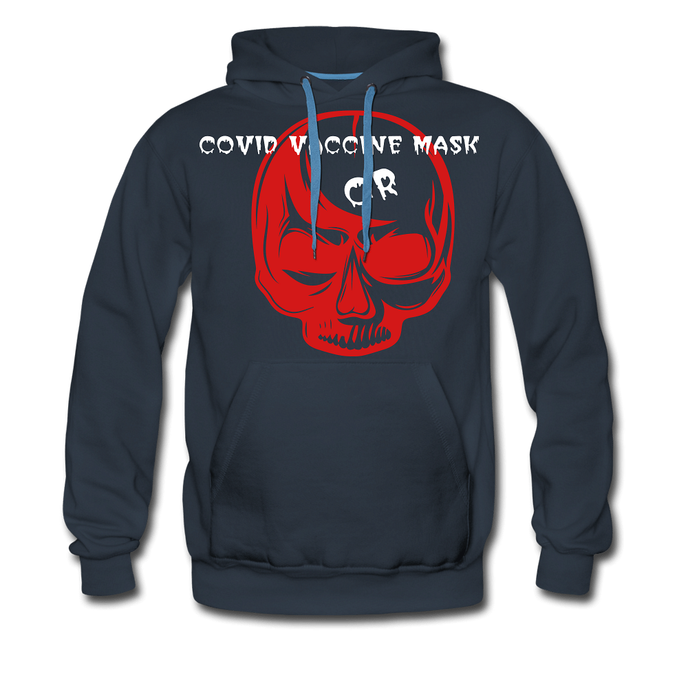 Covid Vaccine Mask or skull - navy