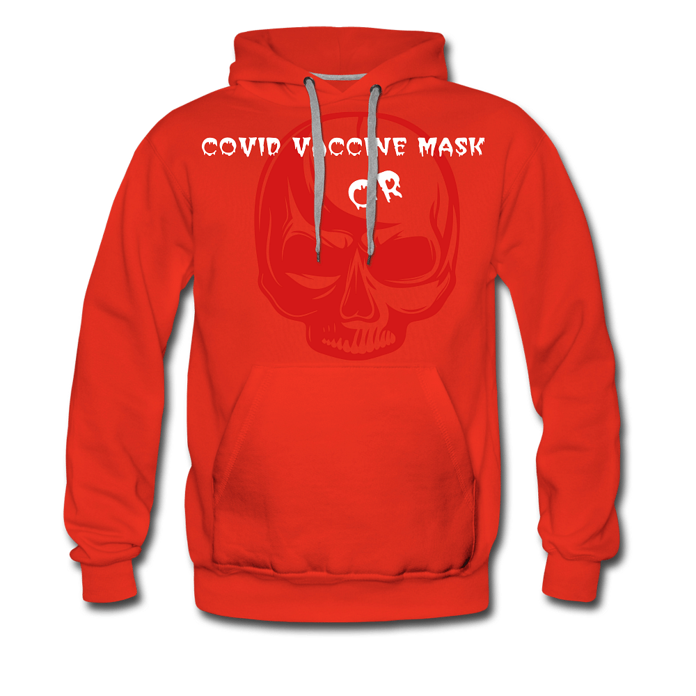Covid Vaccine Mask or skull - red