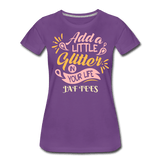 Add a little glitter in your life - purple
