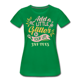 Add a little glitter in your life - kelly green