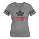 Born To Be Queen - heather gray/charcoal