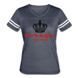 Born To Be Queen - vintage navy/white