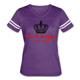 Born To Be Queen - vintage purple/white
