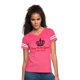 Born To Be Queen - vintage pink/white