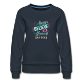 always believe in yourself - navy