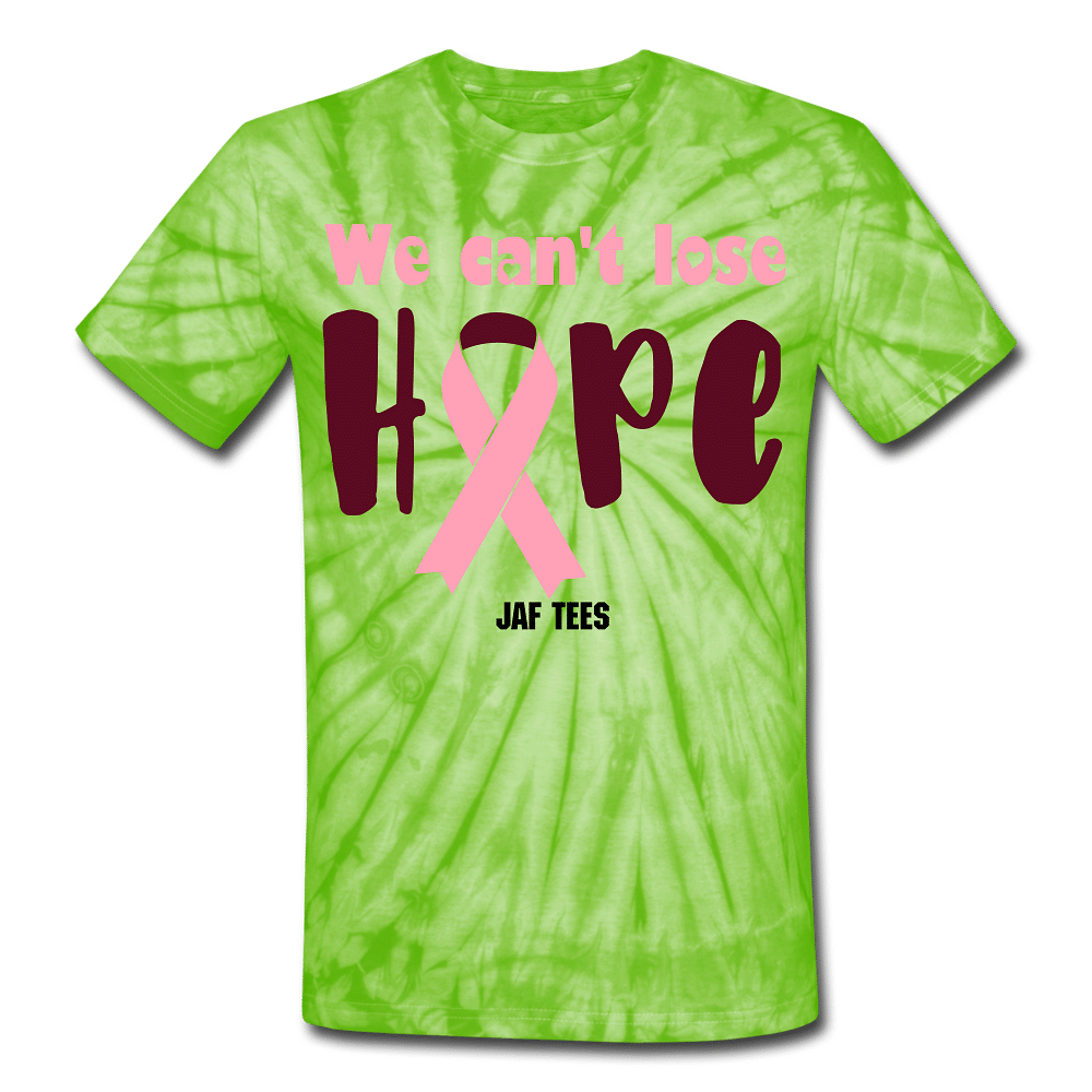 We can't lose hope - spider lime green