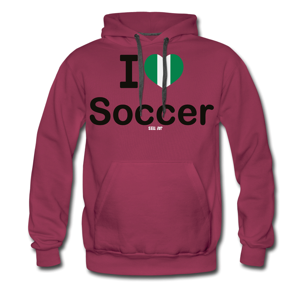 I love Nigerian soccer - burgundy