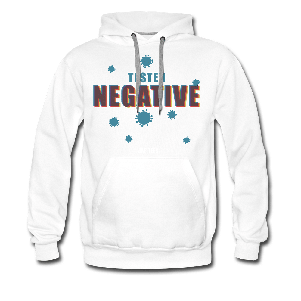 tested negative - white