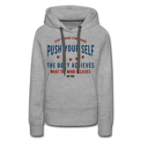 Push your self - heather gray