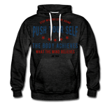 Push your self - charcoal gray