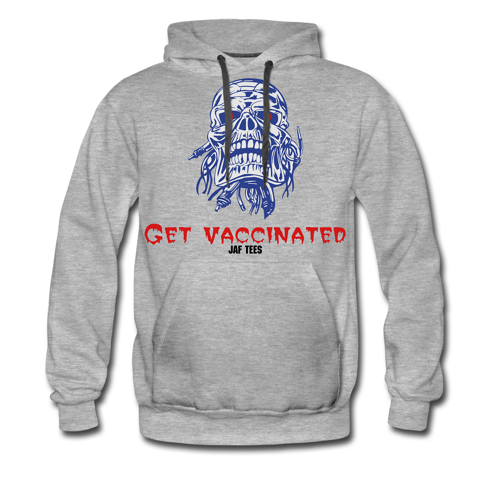 Get vaccinated - heather gray