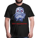 Get vaccinated - black