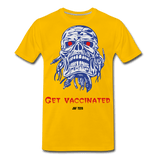 Get vaccinated - sun yellow