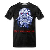 Get vaccinated - charcoal gray