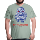 Get vaccinated - steel green