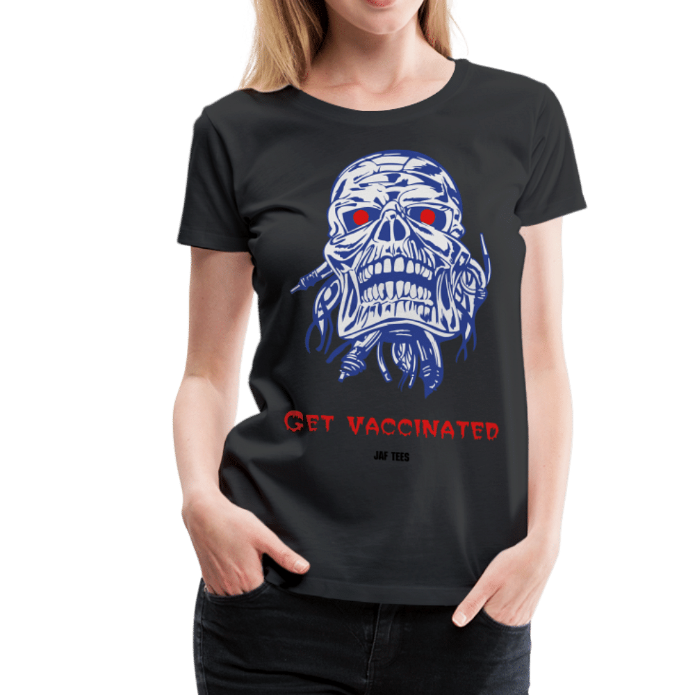 Get vaccinated - black