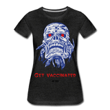 Get vaccinated - charcoal gray