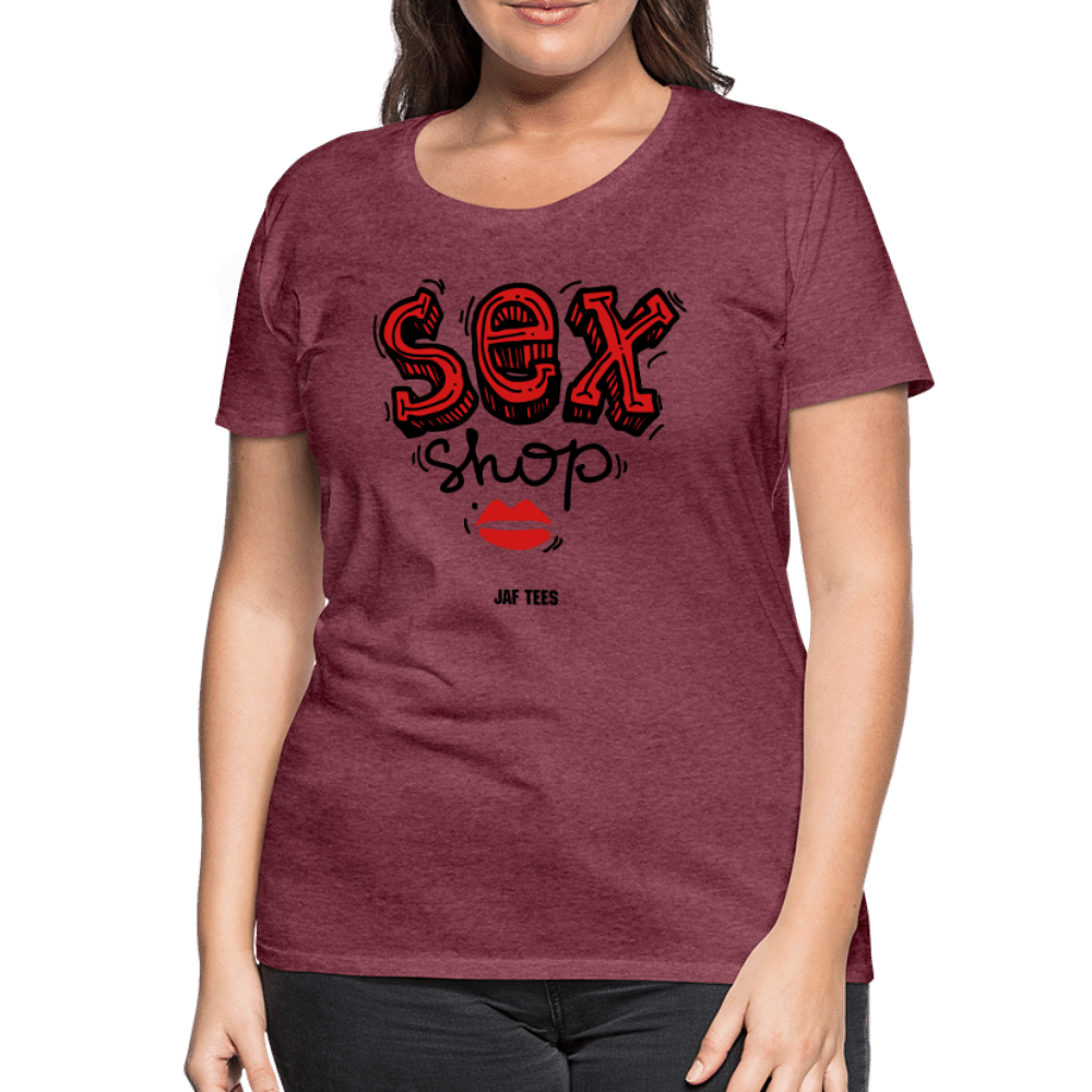 Sex shop - heather burgundy