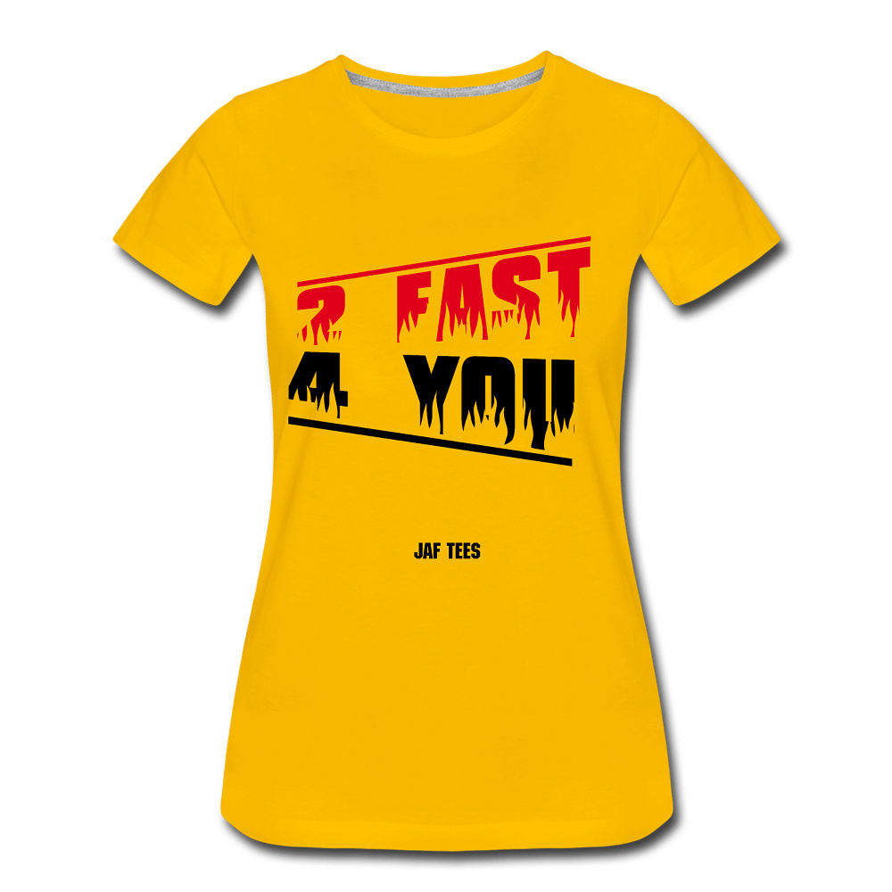 2 fast for 4 - sun yellow