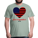 first responders - steel green