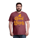 good witch - heather burgundy