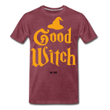 good witch - heather burgundy