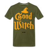 good witch - olive green