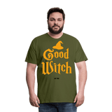 good witch - olive green