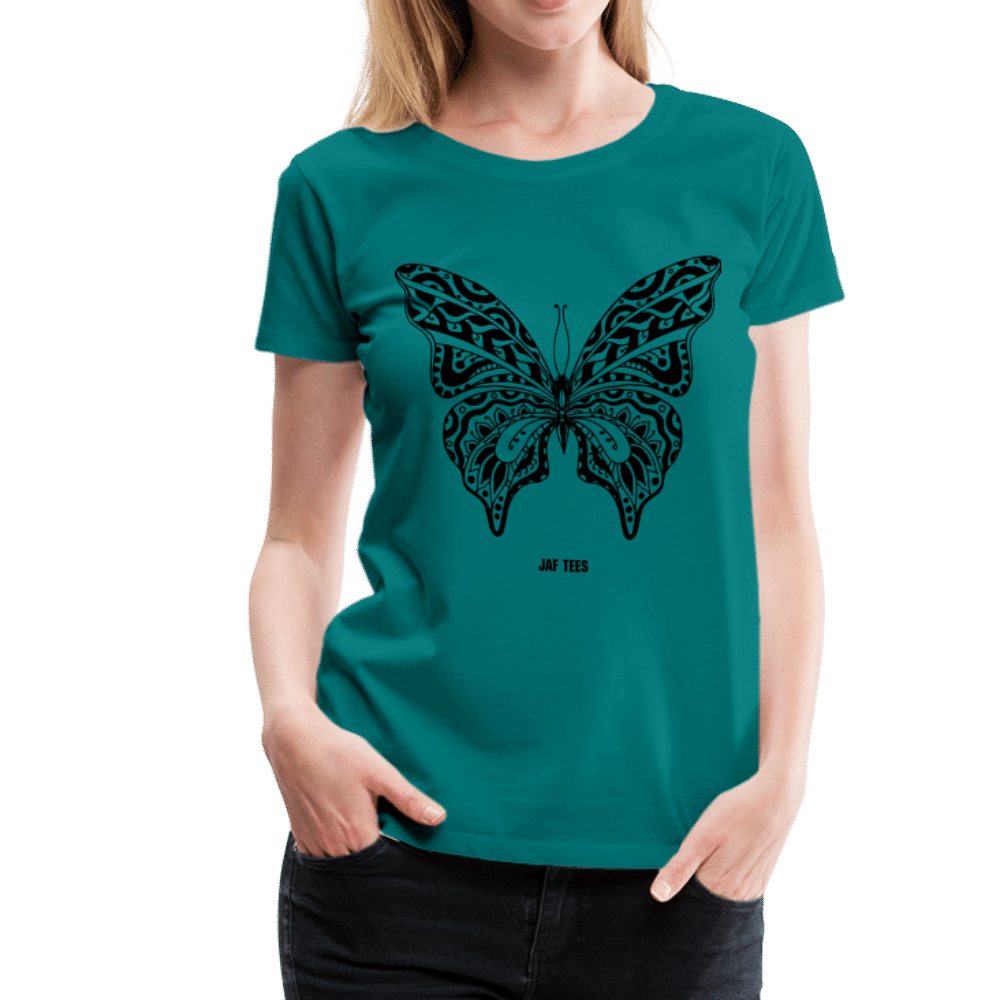 butterfly - teal