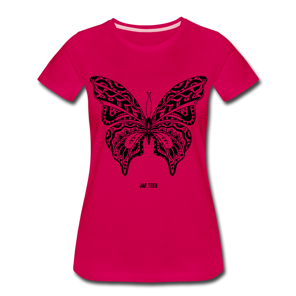 butterfly - dark pink