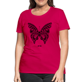 butterfly - dark pink