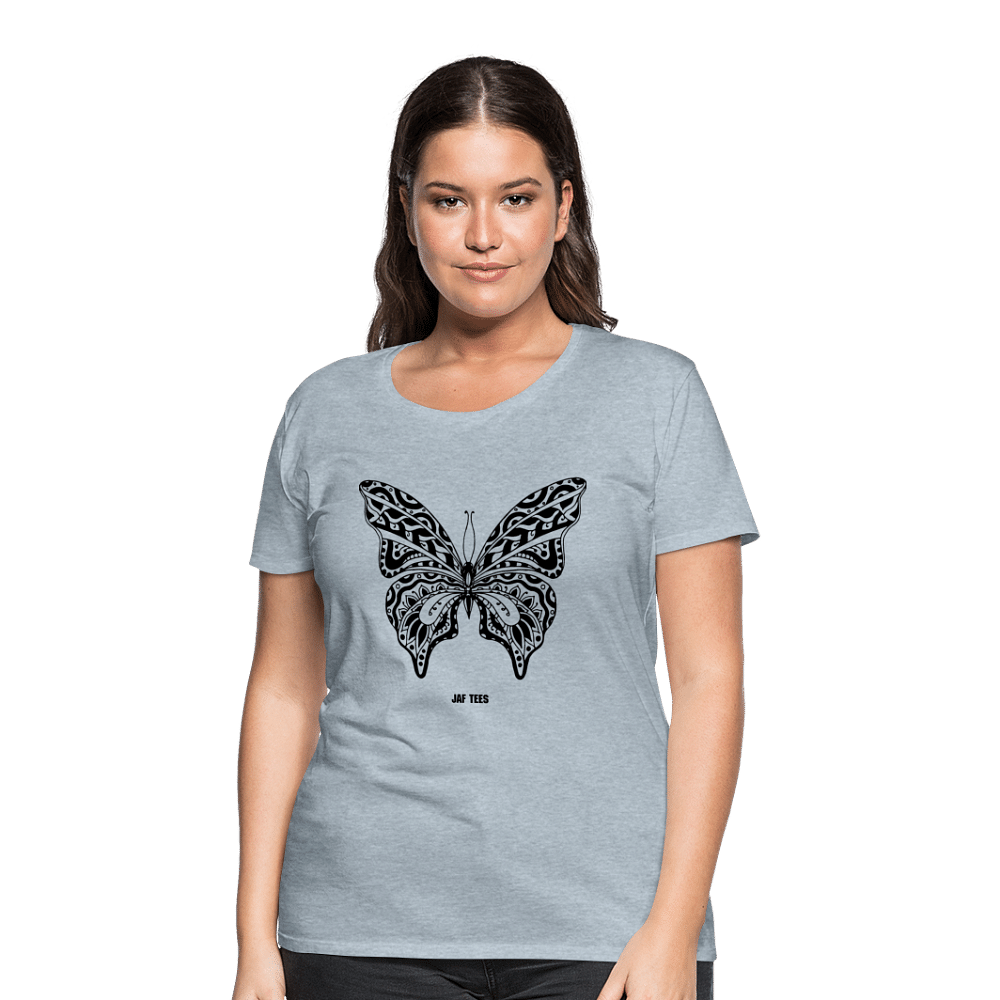 butterfly - heather ice blue