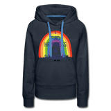 I find Happiness in rainbows - navy