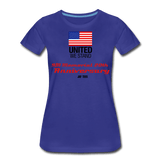 United we stand - royal blue