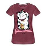 Grandma - heather burgundy