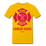 cancer sucks - sun yellow