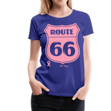 Route 66 - royal blue