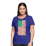 USA irish flag - royal blue