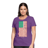 USA irish flag - purple