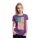 USA irish flag - purple