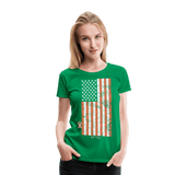 USA irish flag - kelly green