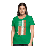 USA irish flag - kelly green