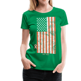 USA irish flag - kelly green