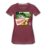 Arkansas - heather burgundy